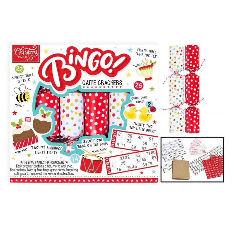 YöL Bingo Game Christmas Cracker Novelty Festive Fun Family Xmas