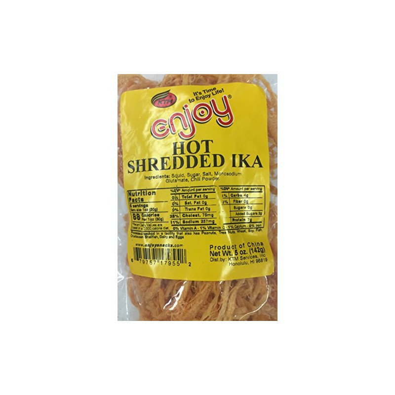Enjoy Hawaii Snacks Hot Shredded Saki Ika Cuttlefish Squid