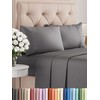 Queen Size 4 Piece Sheet Set - Comfy Breathable &