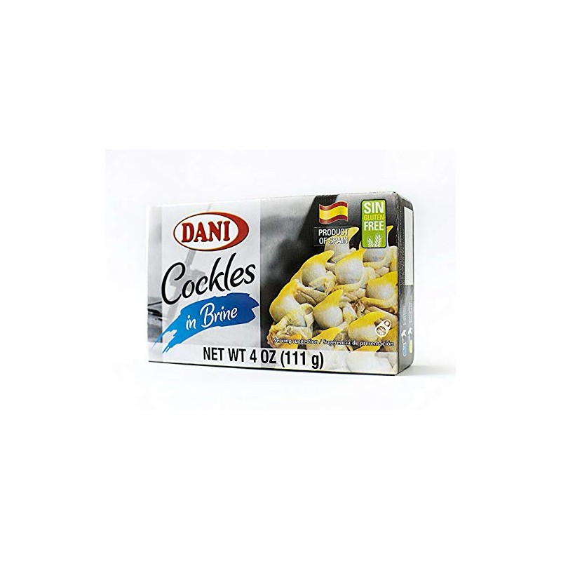 Berberechos Canned 3.6oz Pack of 3 Cockles in Brine Natural