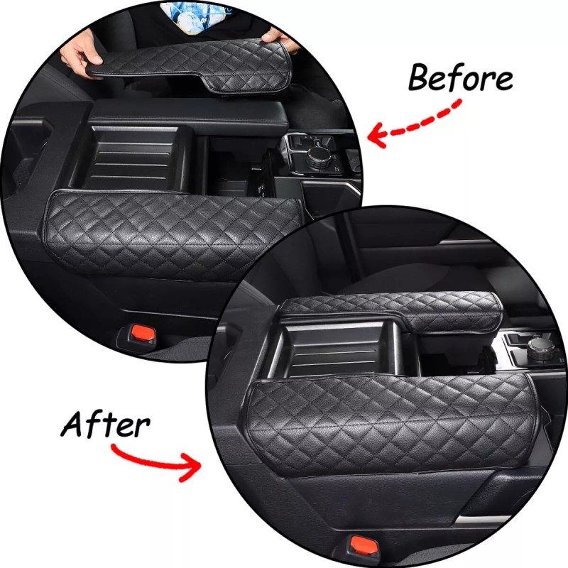 autotrim000 For Tundra 2022-23 Center Console Armrest Cushion Cover Protector
