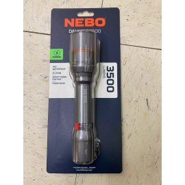 NEBO NEW NEBO NEB-FLT-0021 DAVINCI 3500 Rechargeable ALUMINUM Flashlight 3500 Lumens