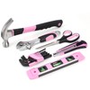 FASTPRO Pink Tool Set, 220-Piece Lady's Home Repairing Tool Kit