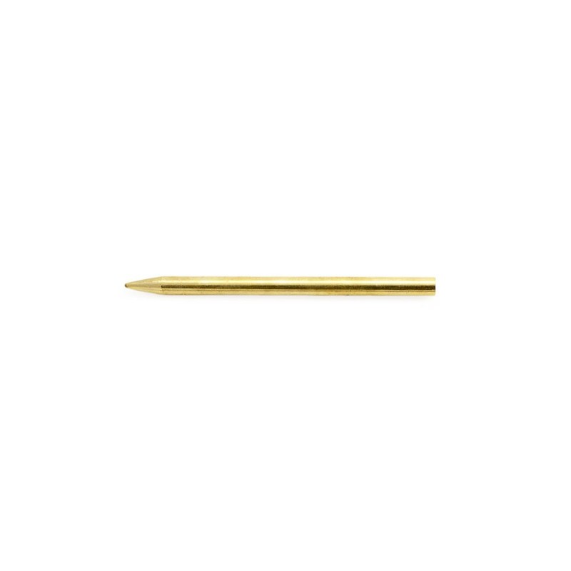 Set of 2 Stainless Steel Paracord Gold, 77 mm, straight