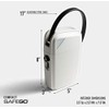 SAFEGO Caja de seguridad portátil para interiores y exteriores con