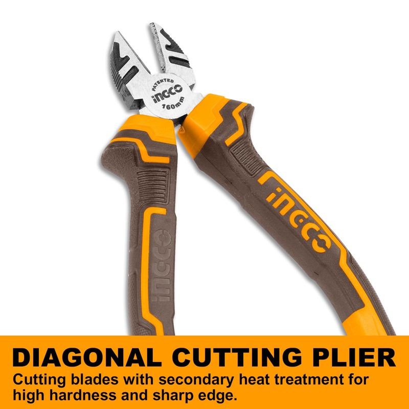 INGCO 3PCS Pliers Set Hand Tools Set, 8" Combination Pliers