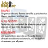IDEA HOGARE Sujetalibros Organizador Sujeta Libros Figuras Varias 4 Pzas
