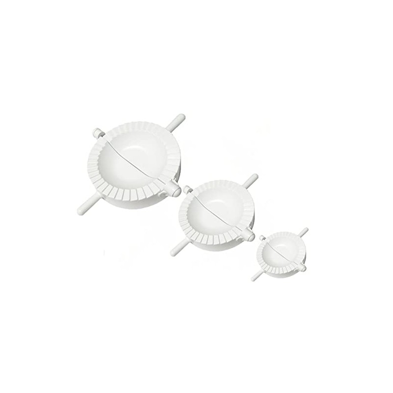WARESHARK 3pc Dumpling Mould Pasty Pastry Press Dough Dimsum Maker