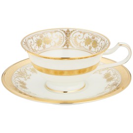 Noritake T59587/4858 Noritake Cup & Saucer (Coffee & Tea) 220cc Georgian Palace Bone China