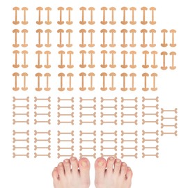 TINGWEN 120 Stück Korrektur Aufkleber Zeh Nagel Zehennagel Korrektur Patch Eingewachsene Zehennägel Korrektur Aufkleber Schützt Zehennägel Für Behandlung Eingewachsene Fußnägel,Paronychie