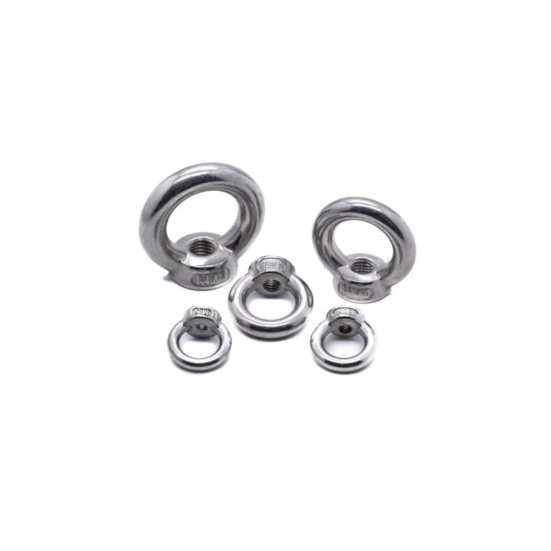 Stainless steel eye nut female bolt A4 316 marine grade