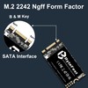 ByteFest SSD Hard Drive 256GB M.2 2242 NGFF SATA III