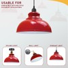 LEDSone Industrial Ceiling Pendant Light Shades, Retro Vintage Style Curvy
