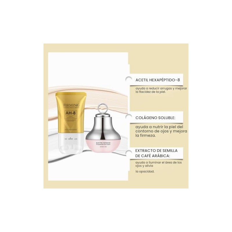 Set de Cuidado Facial con Crema Reafirmante para Cuello AH-8