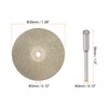 sourcing map 10pcs Diamond Cutting Wheel 35mm Full Sand Diamond