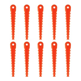 Buccilly AC053N1FB Serrated Blade Replacement for Ryobi 3-in-1 Fixed String Trimmer Head 10-Pack