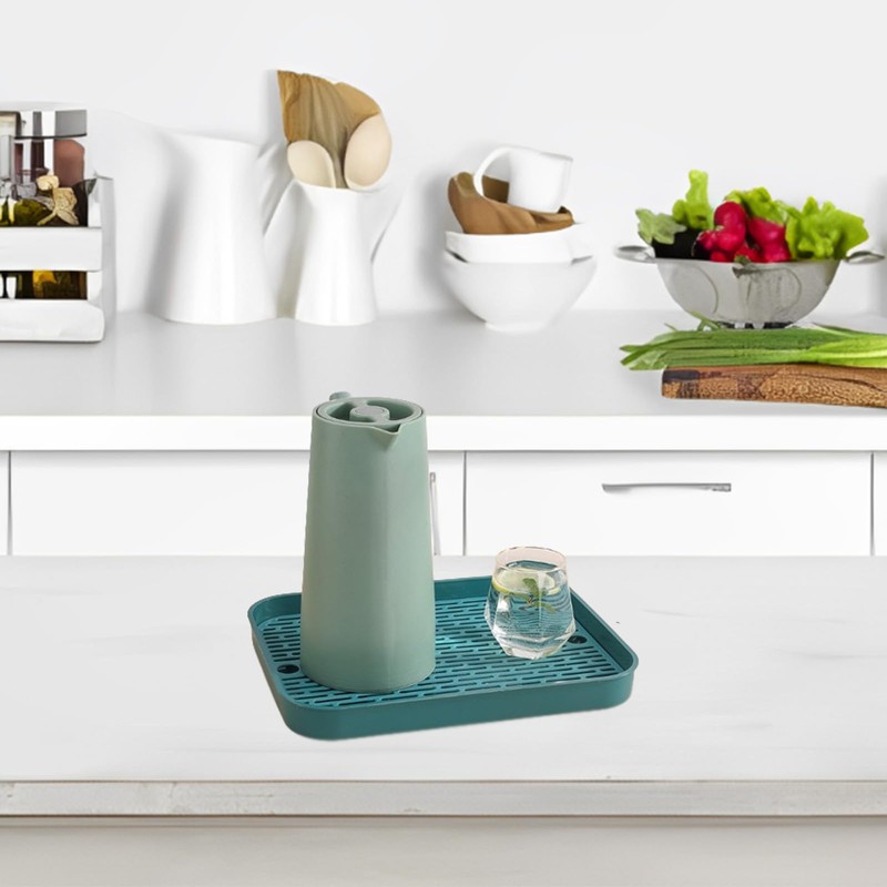 Eabdice Multifunctional Drain Board, Double Layer Drip Tray, Drainer with