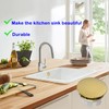 2 Pcs Bathroom Sink Overflow Cover Basin Trim Brass Insert