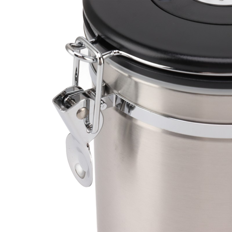 1.5L Coffee Canister Coffee Container with Scoop Date Tracker Stainless