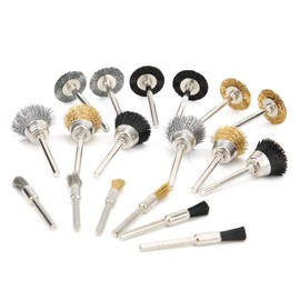 18pcs Wire Wheel Cup Brush Set Aluminum Tool Grinding Tool for Drill Drill Wire Brush for Drill
