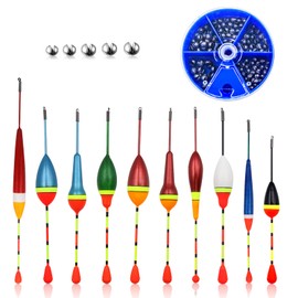 Fishing Floats Bobbers with Fishing Lead Float Fishing Trout 0.6 g - 4.5 g Fishing Floats Set for Coarse Fish Float and Trout Pack of 10