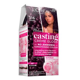 L'Oreal Paris Casting Crème Gloss Semi-Permanent Hair Colour - 316 Plum (Ammonia Free)