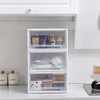 MytaYt Pack of 2 Plastic Stackable Desk Drawer Box Suitable