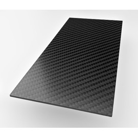 100 x 200mm Carbon Fiber Board 2mm Carbon Fiber Plate Strong Matt 3K Carbon Fiber Sheets Durable and High Hardness Carbon Fiber Sheet for CNC Cutting Plate 100mm x 200mm