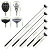 BJOYEE Extendable Back Scratcher, Set with 4 Different Interchangeable Heads,