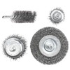 kwb Wire Brush Set for Drills - Universal Use -
