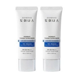 [Latest 2026] Dominas Toning Sunscreen 40ml x 2 / [26년 최신] 도미나스 토닝 선스크린 선크림 40ml 2개