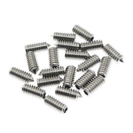Set Screws Maxmoral 20pcs #8-32 x 3/8" Stainless Steel Cone Point Grub Screw/Set Screws for Door Handle, Bathroom
