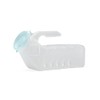 Medline Deluxe Handheld Male Urinal with Glow-in-the-Dark Cover, 32 Ounces,