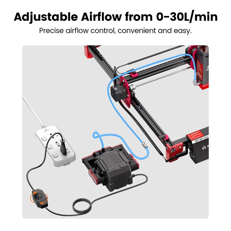 AlgoLaser 30L/min Air Assist Pump Kit for Laser Engraver