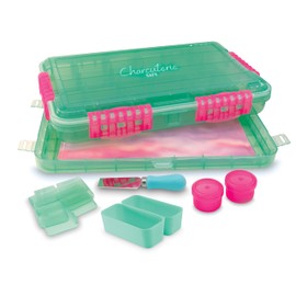 SubSafe Charcuterie Safe 2.0 Waterproof Tackle Box, Snack Storage for Beach & Parties, BPA-Free, Seafoam Green