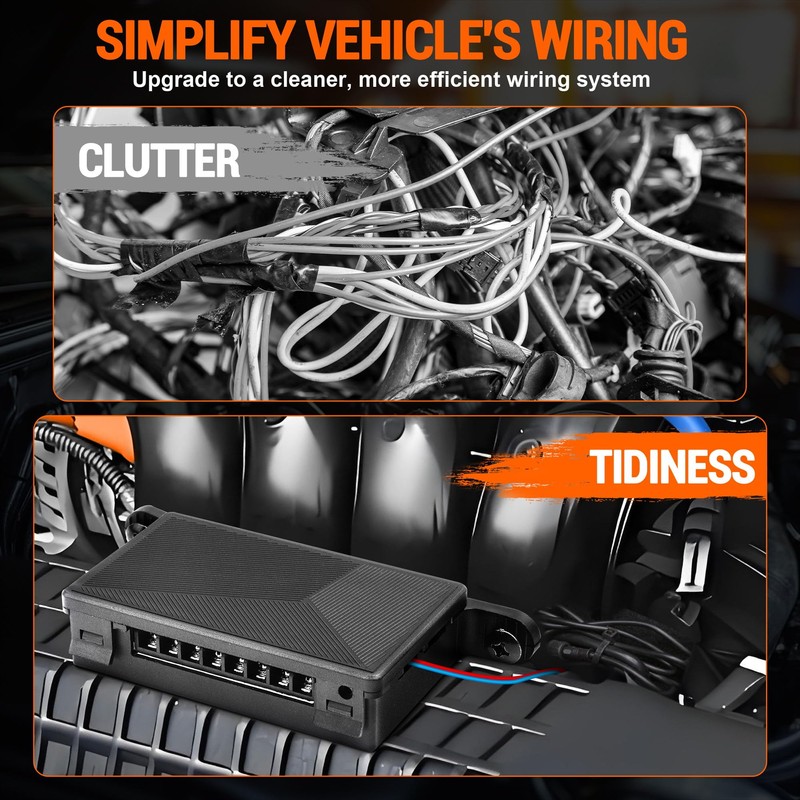 MNJ MOTOR 4 Gang Wireless Switch Panel - Multifunction Remote