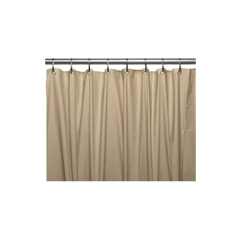 Dependable Industries inc. Essentials Magnetized Bathroom Shower Curtain Liner 70"