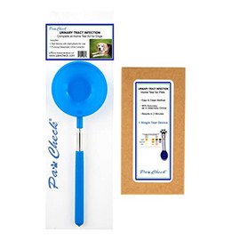 PawCheck UTI Test Kit for Dogs with Reusable P-Scoop Telescopic Urine Collector