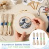 4pcs Sashiko Thread Jumbo Skein Sashiko Kit Sashiko Skein with