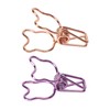 100Pcs Bear Binder Clamps Cute Shape Strong Clamping Sturdy Metal