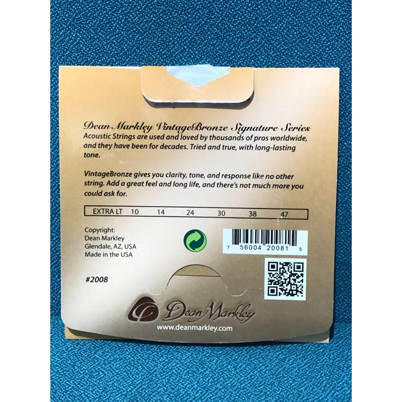 Dean Markley Signature Vintage Bronze Acoustic Strings