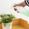 Hyshina Heavy Duty Clear Plastic Spray Bottles 500ml/17oz 2 Pack,