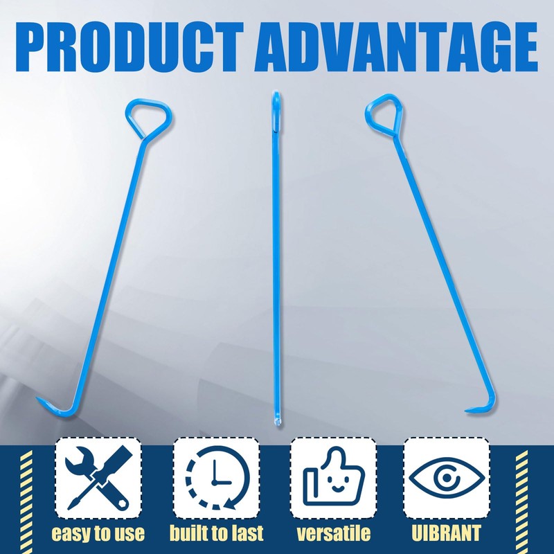 Therwen 2 Pcs Manhole Cover Hook 36 Inch with 5/8"