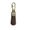 Misasa No.1247 Zipper Charm, Leather-style, Dark Brown