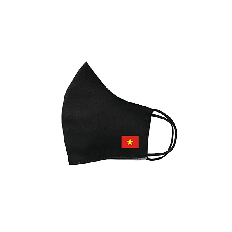 Vietnamese Flag Mask Protective Covering Washable Reusable Breathable Vietnam Flag