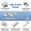 Pisman Folding Door Hinges, Cabinet Door Concealed Hinge 90 Degree