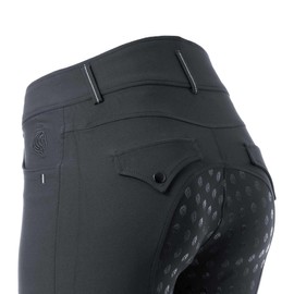 Equinavia Annika Women's Silicone Full Seat Breeches - Midnight Navy - 30