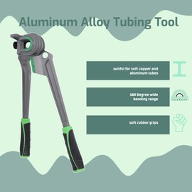 3 in 1 Tubing Bender,180 Degree Tube Bender 1/4", 3/8", 1/2" OD Copper Aluminum Tube Bender for HVAC Refrigeration Repair