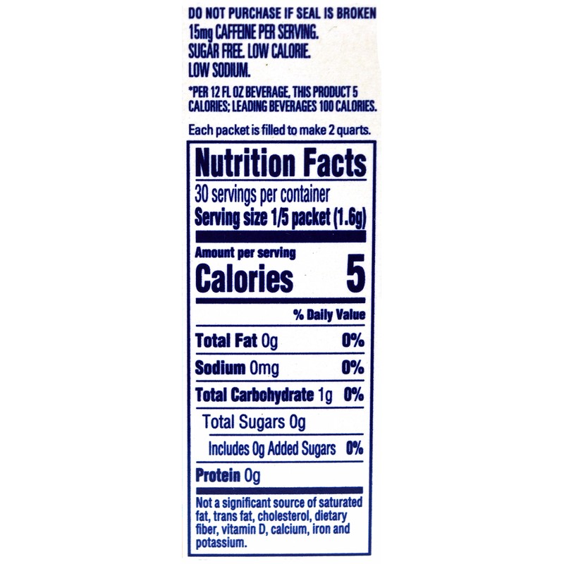 Crystal Light Sweet Tea, 12-Quart 1.56-Ounce Canister (Pack Of 2)