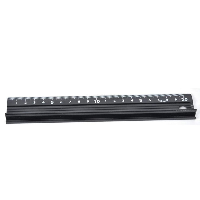 L-Type Cutting Ruler Aluminum Alloy Metal Craft Safety Ruler Measurement